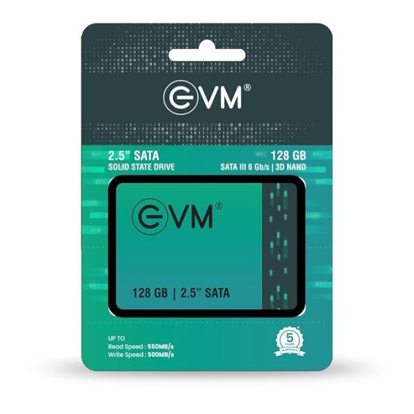 EVM 128GB 2.5 Inch SATA Internal SSD - Read: 550MB/s & Write: 500MB/s - SATA Solid-State Drive - 5Years Warranty (EVM25/128GB) - Image 5