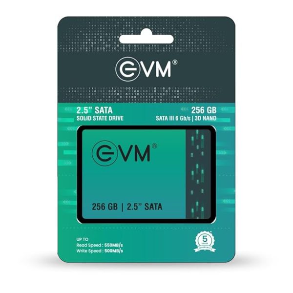 EVM 256GB 2.5 Inch SATA Internal SSD - Read: 550MB/s & Write: 500MB/s - SATA Solid-State Drive - 5Years Warranty (EVM25/256GB) - Image 5