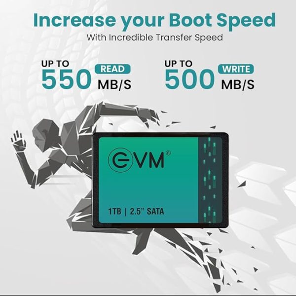 EVM 1TB 2.5-Inch SATA Internal SSD - 550MB/s Read & 500MB/s Write - 5-Year Warranty (EVM25/1TB) - Image 4