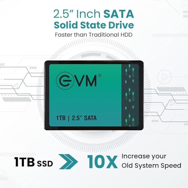 EVM 1TB 2.5-Inch SATA Internal SSD - 550MB/s Read & 500MB/s Write - 5-Year Warranty (EVM25/1TB) - Image 5