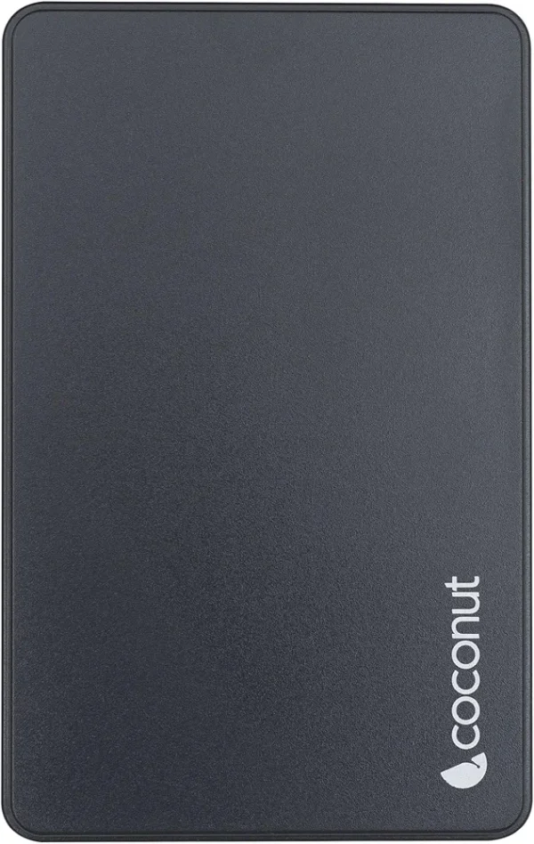 Premium Coconut 2.5” External Hard Drive Enclosure | Durable Metal Case | 6TB Max-0013