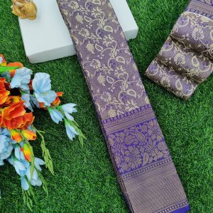 TRENDY ONE GRAM GOLD FANCY SILK SAREES - 0023