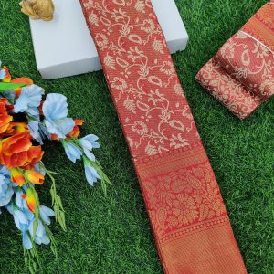 TRENDY ONE GRAM GOLD FANCY SILK SAREES - 0021