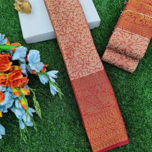 TRENDY ONE GRAM GOLD FANCY SILK SAREES - 0018