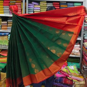 New Arrival: Premium Vaira Oosi Sarees with Contrast Jari Work-0014