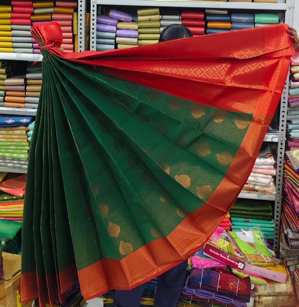 New Arrival: Premium Vaira Oosi Sarees with Contrast Jari Work-0014