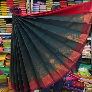 New Arrival: Premium Vaira Oosi Sarees with Contrast Jari Work-0015