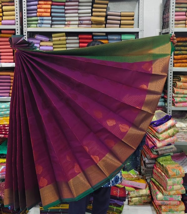 New Arrival: Premium Vaira Oosi Sarees with Contrast Jari Work-0017