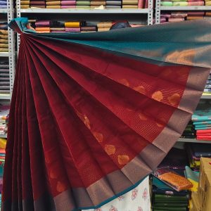 New Arrival: Premium Vaira Oosi Sarees with Contrast Jari Work-0013
