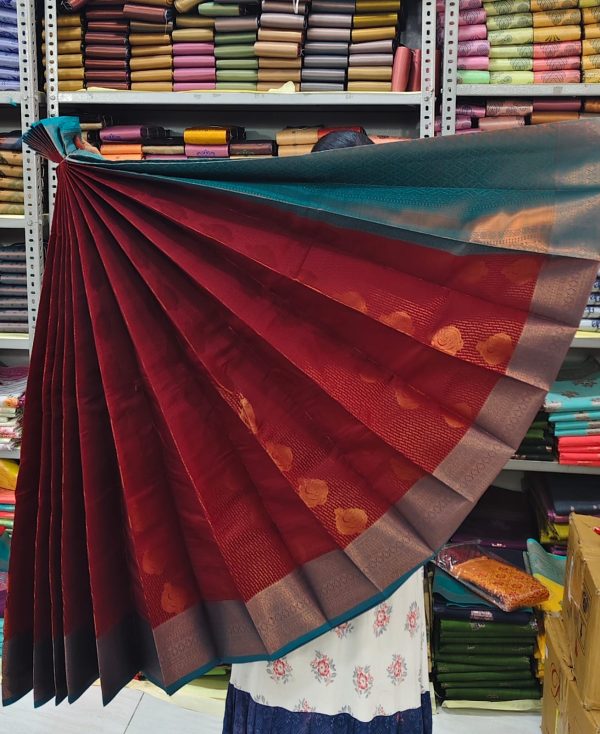 New Arrival: Premium Vaira Oosi Sarees with Contrast Jari Work-0013