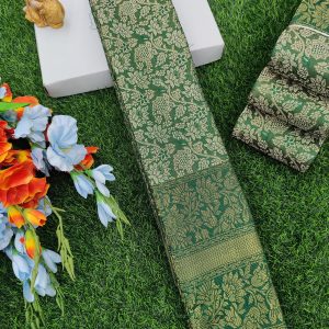 TRENDY ONE GRAM GOLD FANCY SILK SAREES - 0012