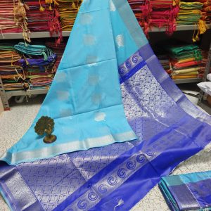 Premium Kanjivaram Jacquard Soft Silk Saree | Rich Pallu & Designer Putta Work-0039