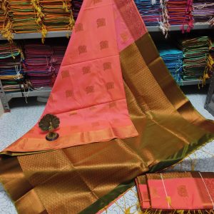 Premium Kanjivaram Jacquard Soft Silk Saree | Rich Pallu & Designer Putta Work-0043