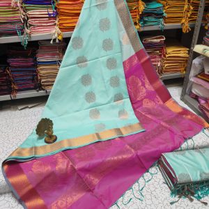 Premium Kanjivaram Jacquard Soft Silk Saree | Rich Pallu & Designer Putta Work-0044