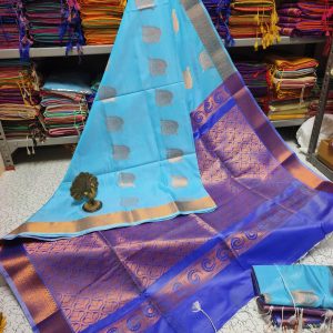 Premium Kanjivaram Jacquard Soft Silk Saree | Rich Pallu & Designer Putta Work-0038