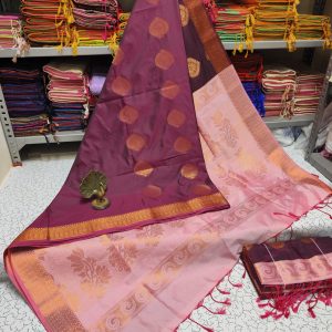 Premium Kanjivaram Jacquard Soft Silk Saree | Rich Pallu & Designer Putta Work-0022