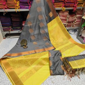 Premium Kanjivaram Jacquard Soft Silk Saree | Rich Pallu & Designer Putta Work-0020
