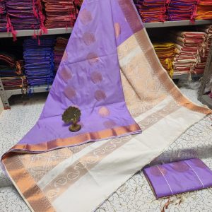 Premium Kanjivaram Jacquard Soft Silk Saree | Rich Pallu & Designer Putta Work-0018