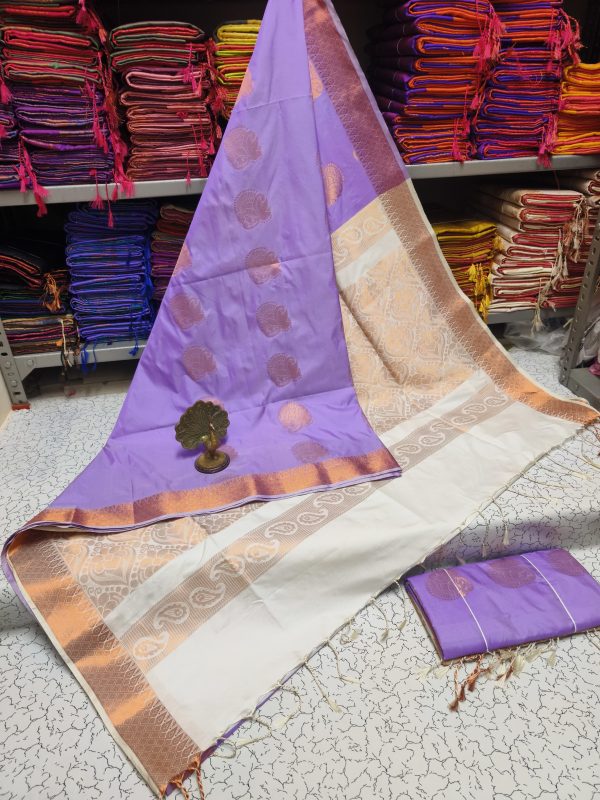 Premium Kanjivaram Jacquard Soft Silk Saree | Rich Pallu & Designer Putta Work-0018
