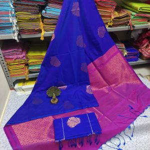 Premium Kanjivaram Jacquard Soft Silk Saree | Rich Pallu & Designer Putta Work-0012