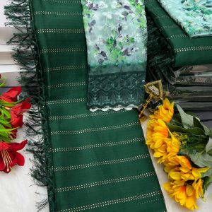 Premium Georgette Fancy Saree | Soft & Smooth Designer Saree with Embroidered Blouse-0031