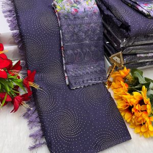 Premium Georgette Fancy Saree | Soft & Smooth Designer Saree with Embroidered Blouse-0054