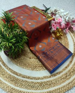 Samuthrika Pattu Style Fancy Wedding Saree | Grand Pallu & Attached Blouse-0029
