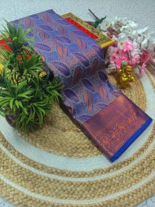 Samuthrika Pattu Style Fancy Wedding Saree | Grand Pallu & Attached Blouse-0028