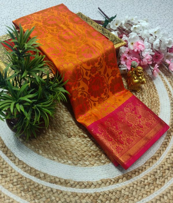 Samuthrika Pattu Style Fancy Wedding Saree | Grand Pallu & Attached Blouse-0026