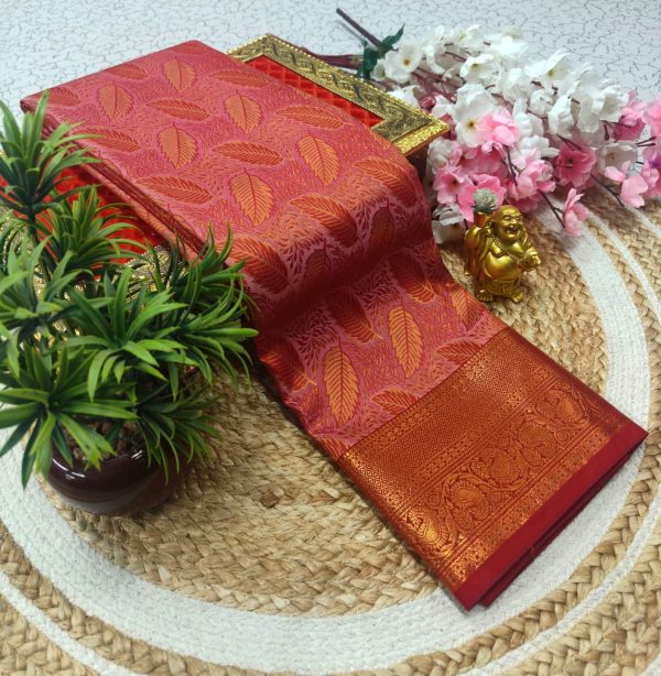 Samuthrika Pattu Style Fancy Wedding Saree | Grand Pallu & Attached Blouse-0021