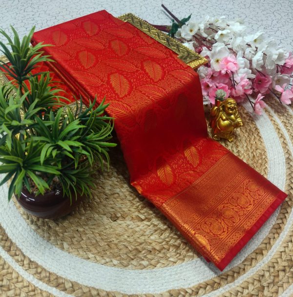 Samuthrika Pattu Style Fancy Wedding Saree | Grand Pallu & Attached Blouse-0020