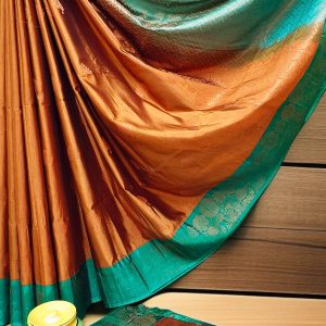 Exclusive Kanchipuram Maha Slub Silk Saree | Grand Wedding Buttas & Contrast Pallu-0033