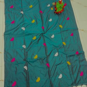 Premium Soft Kaadhi Cotton Saree | 100% Cotton Thread | Running Blouse Included-0017