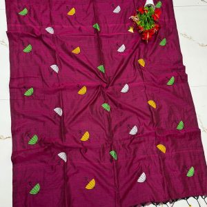Premium Soft Kaadhi Cotton Saree | 100% Cotton Thread | Running Blouse Included-0039