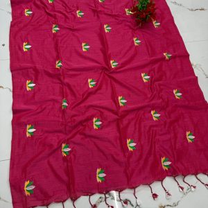 Premium Soft Kaadhi Cotton Saree | 100% Cotton Thread | Running Blouse Included-0062