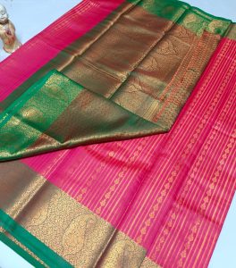 Elegant Semi Soft Silk Saree | Stunning Contrast Pallu | Budget-Friendly Gift Saree-0015