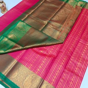 Elegant Semi Soft Silk Saree | Stunning Contrast Pallu | Budget-Friendly Gift Saree-0015
