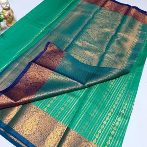 Elegant Semi Soft Silk Saree | Stunning Contrast Pallu | Budget-Friendly Gift Saree-0020
