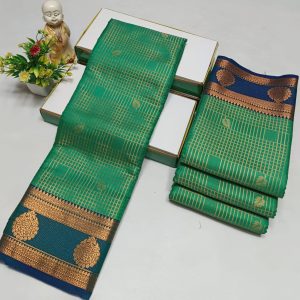 Elegant Semi Soft Silk Saree | Stunning Contrast Pallu | Budget-Friendly Gift Saree-0022