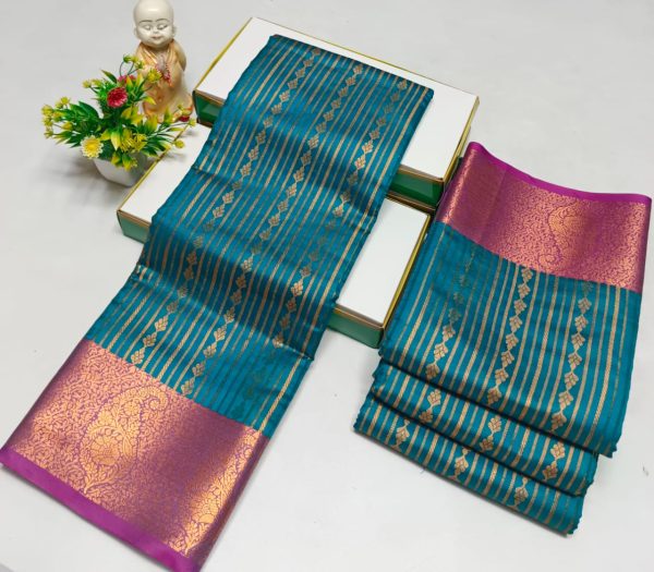 Elegant Semi Soft Silk Saree | Stunning Contrast Pallu | Budget-Friendly Gift Saree-0026