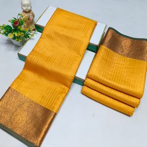 Elegant Semi Soft Silk Saree | Stunning Contrast Pallu | Budget-Friendly Gift Saree-0029