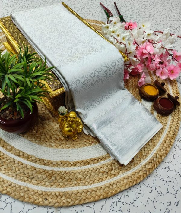 Elite Bridal Pick & Pick Saree | Samuthrika Vasthrakala Style | Real 3D Embossed Silk-0017
