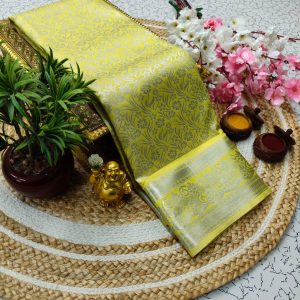 Elite Bridal Pick & Pick Saree | Samuthrika Vasthrakala Style | Real 3D Embossed Silk-0018