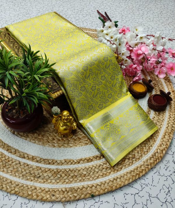 Elite Bridal Pick & Pick Saree | Samuthrika Vasthrakala Style | Real 3D Embossed Silk-0018