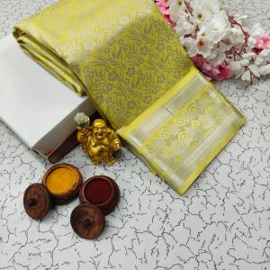 Elite Bridal Pick & Pick Saree | Samuthrika Vasthrakala Style | Real 3D Embossed Silk-0015